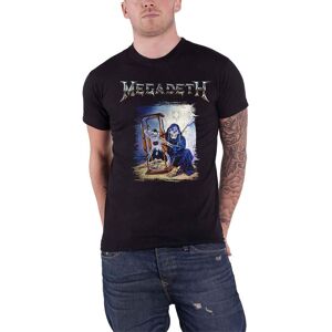 Megadeth Countdown Hourglass T-Shirt in Black Size: Small Black S Megadeth Countdown Hourglass T-Shirt in Black Size: Small Black S