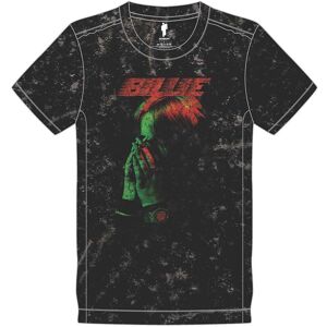 Billie Eilish Hands & Face Snow Wash T-Shirt in Black Size: XL Black XL Billie Eilish Hands & Face Snow Wash T-Shirt in Black Size: XL Black XL