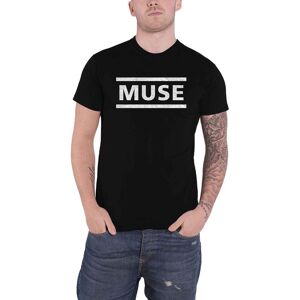 Muse White Band Logo T-Shirt in Black Size: Large Black L Muse White Band Logo T-Shirt in Black Size: Large Black L