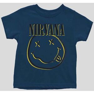 Nirvana Toddler Inverse Grunge Smile Tee in Navy Size: 9-12 m Navy 9-12 m Nirvana Toddler Inverse Grunge Smile Tee in Navy Size: 9-12 m Navy 9-12 m