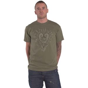 Gojira Fortitude Heart T-Shirt in Brown Size: 2XL Brown 2XL Gojira Fortitude Heart T-Shirt in Brown Size: 2XL Brown 2XL
