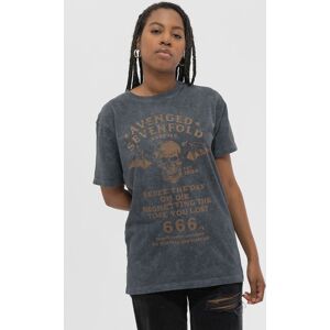 Avenged Sevenfold Seize The Day Dip Dye T-Shirt in Black Size: Small Black S Avenged Sevenfold Seize The Day Dip Dye T-Shirt in Black Size: Small Black S