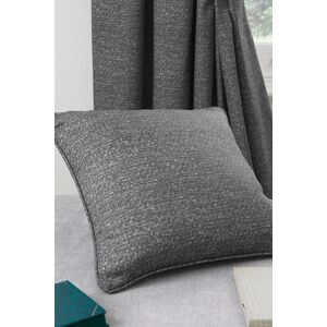 Dreams & Drapes 'Pembrey' Textured Filled Cushion in Charcoal Size: 43 cm x 43 cm Charcoal 43 cm x 43 cm Dreams & Drapes 'Pembrey' Textured Filled Cushion in Charcoal Size: 43 cm x 43 cm Charcoal 43 cm x 43 cm