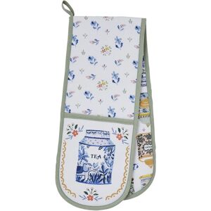 Ulster Weavers 'Tea Tins' Food & Drink Double Oven Glove Multicolor Ulster Weavers 'Tea Tins' Food & Drink Double Oven Glove Multicolor