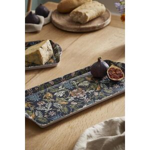 Ulster Weavers 'Finch & Flower' Animal Print 70% Polypropylene Small Tray in Navy Navy Ulster Weavers 'Finch & Flower' Animal Print 70% Polypropylene Small Tray in Navy Navy