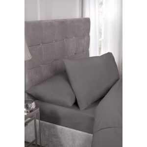 New Edge Blinds Percale Collection 180 Thread Count Percale Fitted Sheet in Grey Size: Super King Grey Super King New Edge Blinds Percale Collection 180 Thread Count Percale Fitted Sheet in Grey Size: Super King Grey Super King