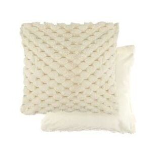 New Edge Blinds Leah Collection Deluxe Cushion Cover in Cream Size: 43 cm x 43 cm Cream 43 cm x 43 cm New Edge Blinds Leah Collection Deluxe Cushion Cover in Cream Size: 43 cm x 43 cm Cream 43 cm x 43 cm