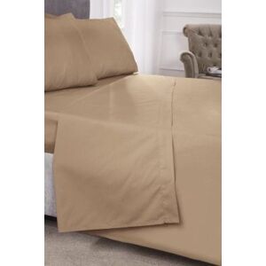 New Edge Blinds Percale Collection 180 Thread Count Percale Flat Sheet in Brown Size: Super King Brown Super King New Edge Blinds Percale Collection 180 Thread Count Percale Flat Sheet in Brown Size: Super King Brown Super King