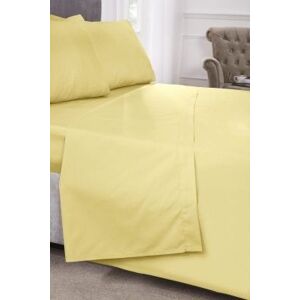 New Edge Blinds Percale Collection 180 Thread Count Percale Flat Sheet in Yellow Size: Super King Yellow Super King New Edge Blinds Percale Collection 180 Thread Count Percale Flat Sheet in Yellow Size: Super King Yellow Super King