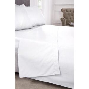 New Edge Blinds Percale Collection 180 Thread Count Percale Flat Sheet in White Size: Super King White Super King New Edge Blinds Percale Collection 180 Thread Count Percale Flat Sheet in White Size: Super King White Super King