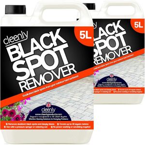 cleenly Black Spot Remover, Breaks Down Black Spots & Cleans Patio Driveway 10L in Clear Clear cleenly Black Spot Remover, Breaks Down Black Spots & Cleans Patio Driveway 10L in Clear Clear
