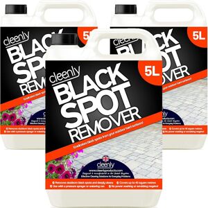 cleenly Black Spot Remover, Breaks Down Black Spots & Cleans Patio Driveway 15L in Clear Clear cleenly Black Spot Remover, Breaks Down Black Spots & Cleans Patio Driveway 15L in Clear Clear