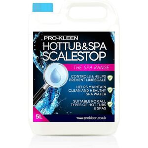 ProKleen ScaleStop Hot Tub & Spa Descaler Limescale Removal & Prevention 1 x 5L in Clear Clear ProKleen ScaleStop Hot Tub & Spa Descaler Limescale Removal & Prevention 1 x 5L in Clear Clear