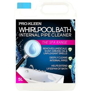 ProKleen Whirlpool & Hot Tub Bath Internal Pipe Cleaner 1 x 5L in Clear Clear ProKleen Whirlpool & Hot Tub Bath Internal Pipe Cleaner 1 x 5L in Clear Clear