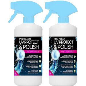 ProKleen Hot Tub & Marine UV Protectant Spray Dust & Dirt Repellent 2 x 1L in Clear Clear ProKleen Hot Tub & Marine UV Protectant Spray Dust & Dirt Repellent 2 x 1L in Clear Clear