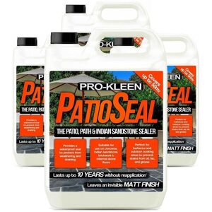 ProKleen Matt Patio Path & Driveway Sealer Sealant 4 x 5L in Clear Clear ProKleen Matt Patio Path & Driveway Sealer Sealant 4 x 5L in Clear Clear