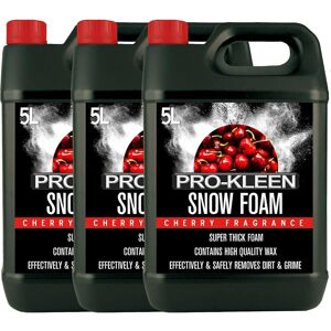 ProKleen Snow Foam Car Shampoo - Non-Caustic & pH Neutral - Cherry - 3 x 5L in White White ProKleen Snow Foam Car Shampoo - Non-Caustic & pH Neutral - Cherry - 3 x 5L in White White