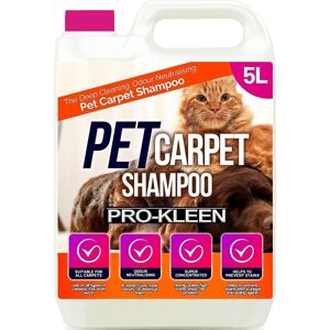 ProKleen Pet Carpet Cleaning Shampoo Odour Remover 1 x 5L in Clear Clear ProKleen Pet Carpet Cleaning Shampoo Odour Remover 1 x 5L in Clear Clear