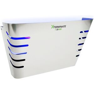 Xterminate LED Wall Mounted Sticky Fly Trap Killer Glue Board 6w in Silver Silver Xterminate LED Wall Mounted Sticky Fly Trap Killer Glue Board 6w in Silver Silver