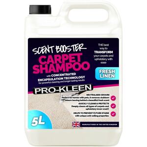 ProKleen Scent Booster Carpet Shampoo 5L Fresh Linen with Encapsulated Technology in Clear Clear ProKleen Scent Booster Carpet Shampoo 5L Fresh Linen with Encapsulated Technology in Clear Clear