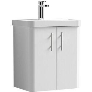 Balterley Wall Hung 2 Door Vanity Basin Unit Gloss White KnurleD-shaped handles 500mm White Balterley Wall Hung 2 Door Vanity Basin Unit Gloss White KnurleD-shaped handles 500mm White