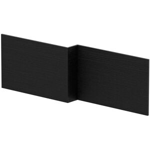 Balterley Reversible Bath Panel Woodgrain Charcoal Black 1700mm Black Balterley Reversible Bath Panel Woodgrain Charcoal Black 1700mm Black