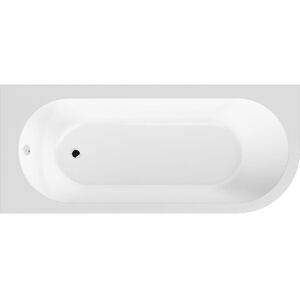 Balterley Left Hand Back to Wall Corner J Shaped Bath Tub & Panel 1700mm in White White Balterley Left Hand Back to Wall Corner J Shaped Bath Tub & Panel 1700mm in White White