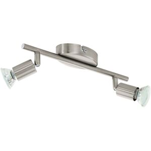 Satin Nickel Steel 2 Spot Ceiling Light - Ceiling Light Satin Nickel Steel 2 Spot Ceiling Light - Ceiling Light