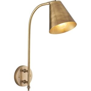 Loops Wall Light - Antique Solid Brass - 10W LED E27 - Dimmable - Living Room in Metallics Metallics Loops Wall Light - Antique Solid Brass - 10W LED E27 - Dimmable - Living Room in Metallics Metallics