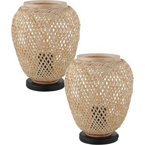 Loops 2 Pack Table Lamp Modern Indoor E27 Steel - Black Loops 2 Pack Table Lamp Modern Indoor E27 Steel - Black