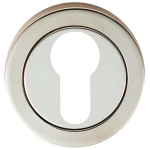 Loops Round Euro Profile Escutcheon 52mm Dia Concealed Fix Bright Steel in Metallics Metallics Loops Round Euro Profile Escutcheon 52mm Dia Concealed Fix Bright Steel in Metallics Metallics