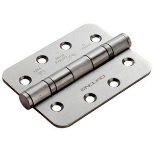 Loops PAIR 102 x 76 x 3mm 13 Ball Bearing Hinge Satin Stainless Steel Rounded Edge in Metallics Metallics Loops PAIR 102 x 76 x 3mm 13 Ball Bearing Hinge Satin Stainless Steel Rounded Edge in Metallics Metallics