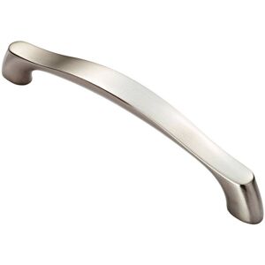 Loops Chunky Arched Grip Pull Handle 194 x 17mm 160mm Fixing Centres Satin Nickel in Metallics Metallics Loops Chunky Arched Grip Pull Handle 194 x 17mm 160mm Fixing Centres Satin Nickel in Metallics Metallics