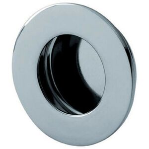 Loops Circular Low Profile Recessed Flush Pull 50mm Diameter Bright Stainless Steel in Metallics Metallics Loops Circular Low Profile Recessed Flush Pull 50mm Diameter Bright Stainless Steel in Metallics Metallics
