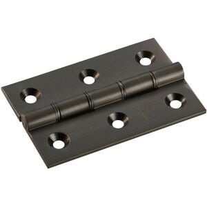 Loops PAIR 76 x 50 x 2.5mm Brass Washered Butt Hinge Matt Bronze Internal Door in Metallics Metallics Loops PAIR 76 x 50 x 2.5mm Brass Washered Butt Hinge Matt Bronze Internal Door in Metallics Metallics