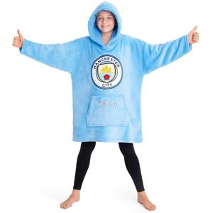 Manchester City FC Oversized Hoodie Blanket in Blue Blue One Size Manchester City FC Oversized Hoodie Blanket in Blue Blue One Size