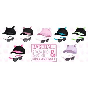 CityComfort Glitter Cap & Sunglass Set in Purple Purple One Size CityComfort Glitter Cap & Sunglass Set in Purple Purple One Size