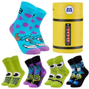 Disney Monsters Inc Sullivan Socks Pack of 5 Size: 3.5-5.5 Multicolor 3.5-5.5 Disney Monsters Inc Sullivan Socks Pack of 5 Size: 3.5-5.5 Multicolor 3.5-5.5