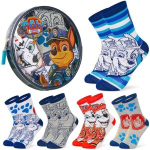 Paw Patrol Men's Girls Socks Pack of 9 in Blue Size: 6-8 Blue 6-8 Paw Patrol Men's Girls Socks Pack of 9 in Blue Size: 6-8 Blue 6-8