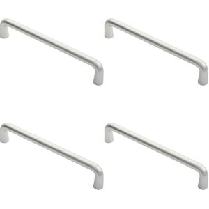 Loops 4x Rounded D Shaped Bar Handle 450 x 22mm Diameter Satin Anodised Aluminium Multicolor Loops 4x Rounded D Shaped Bar Handle 450 x 22mm Diameter Satin Anodised Aluminium Multicolor