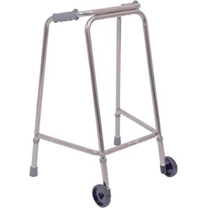 Loops Lightweight Aluminium Walking Frame with Wheels - 780 to 880 Height - Medium Multicolor Loops Lightweight Aluminium Walking Frame with Wheels - 780 to 880 Height - Medium Multicolor