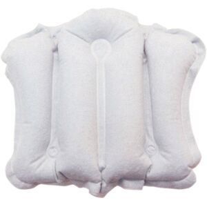 Loops Inflatable Bath Cushion with Suction Cups - Neck & Shoulder Support - White White Loops Inflatable Bath Cushion with Suction Cups - Neck & Shoulder Support - White White