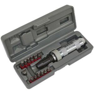 Loops 15 PACK Heavy Duty Impact Driver Set - Manual Tight Screw Remover Knurled Grip Multicolor Loops 15 PACK Heavy Duty Impact Driver Set - Manual Tight Screw Remover Knurled Grip Multicolor