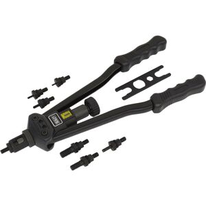 Loops Heavy Duty Long Arm Threaded Nut Riveter - Adjustable Nozzle 410mm Reach Rivet Multicolor Loops Heavy Duty Long Arm Threaded Nut Riveter - Adjustable Nozzle 410mm Reach Rivet Multicolor