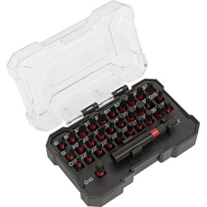 Loops 42 Piece Impact Grade Power Tool Bit Set - S2 Steel Bits - Plastic Storage Case in Metallics Metallics Loops 42 Piece Impact Grade Power Tool Bit Set - S2 Steel Bits - Plastic Storage Case in Metallics Metallics