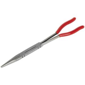 Loops 335mm Double Jointed Needle Nose Pliers - Serrated Jaws - Long Reach Design Multicolor Loops 335mm Double Jointed Needle Nose Pliers - Serrated Jaws - Long Reach Design Multicolor