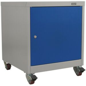 Loops Industrial Mobile Locker Cabinet - 1 Shelf - 4 x 60mm Wheels - High Quality Lock Multicolor Loops Industrial Mobile Locker Cabinet - 1 Shelf - 4 x 60mm Wheels - High Quality Lock Multicolor