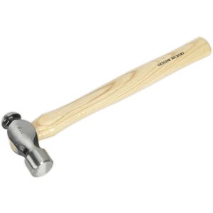 Loops 1.5lb Ball Pein Pin Hammer - Hickory Wooden Shaft - Drop Forged Steel Head in Metallics Metallics Loops 1.5lb Ball Pein Pin Hammer - Hickory Wooden Shaft - Drop Forged Steel Head in Metallics Metallics