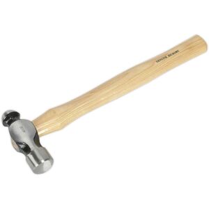 Loops 2.5lb Ball Pein Pin Hammer - Hickory Wooden Shaft - Drop Forged Steel Head in Metallics Metallics Loops 2.5lb Ball Pein Pin Hammer - Hickory Wooden Shaft - Drop Forged Steel Head in Metallics Metallics