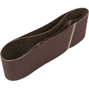 Loops 3 PACK - 100mm x 610mm Sanding Belts - 120 Grit Premium Cloth Backed Grind Loop Multicolor Loops 3 PACK - 100mm x 610mm Sanding Belts - 120 Grit Premium Cloth Backed Grind Loop Multicolor